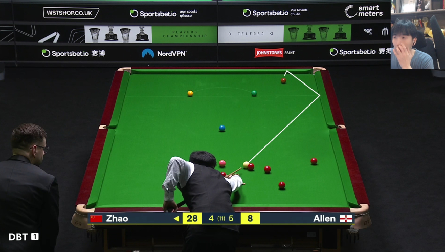 绝境之下不慌张！赵心童稳扎稳打敢打敢拼逆转艾伦，6次杀进决赛