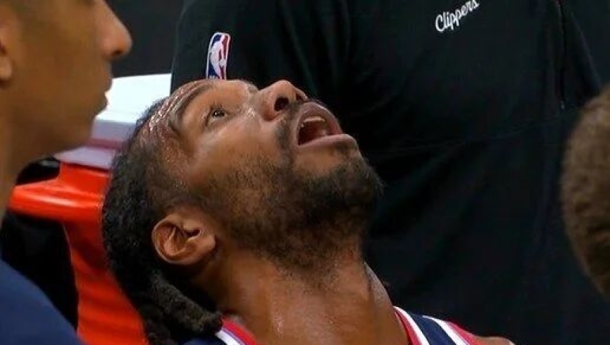 14中11！伦纳德终结者！快船第一核心受伤倒下