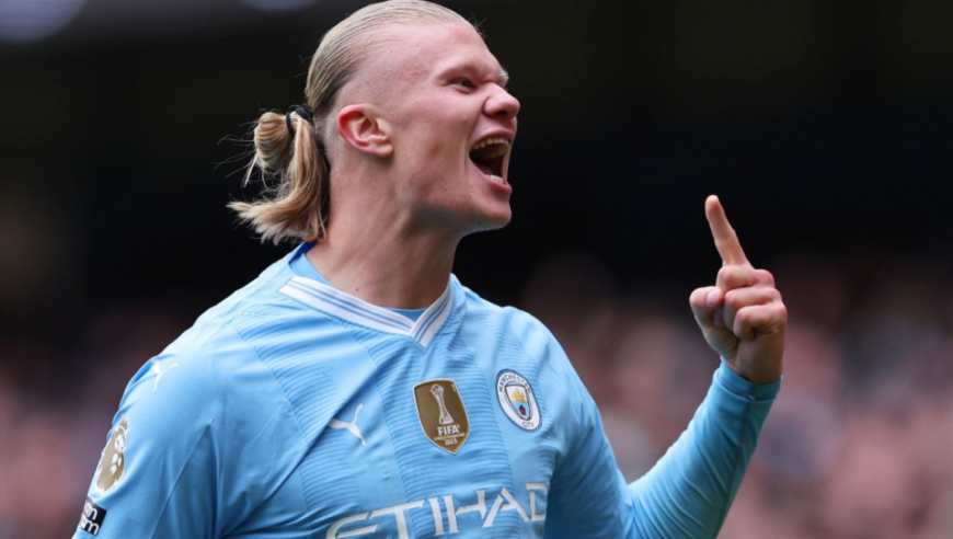 1-1到2-0！曼城欲复仇利物浦，哈兰德无人可挡，梅开二度冲击20球