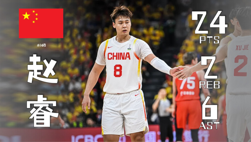 这就是中国队长！赵睿24分2篮板6助攻1抢断集锦
