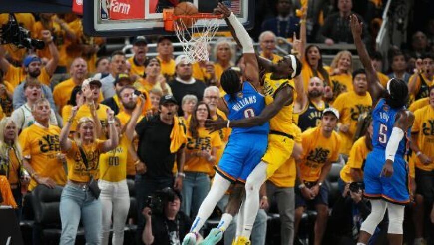 6月20日NBA十佳球 哈利伯顿旋转妙传西亚卡姆隔扣杰威 谢泼德压哨三分一发入魂