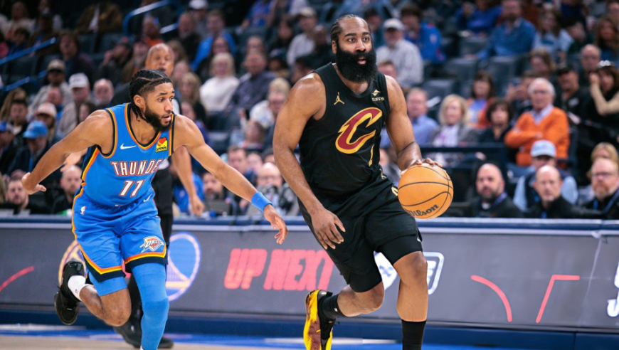 骑士七连胜遭终结+哈登吞首败！登球40分8失误 无缘23分大逆转