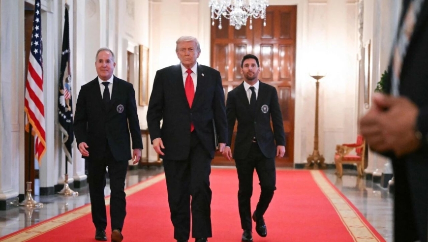 梅西率队造访白宫却悲惨沦为背景板 成特朗普突出自己的最新牺牲品