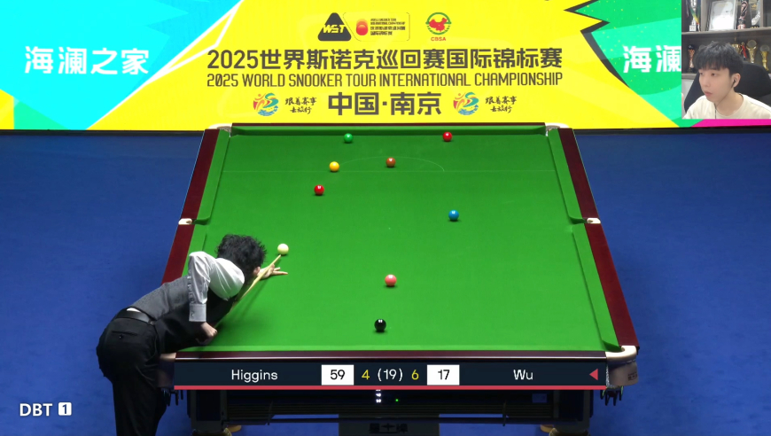 吴宜泽上演翻袋顶级逆转，超难边库考验心脏，剑指生涯第一冠