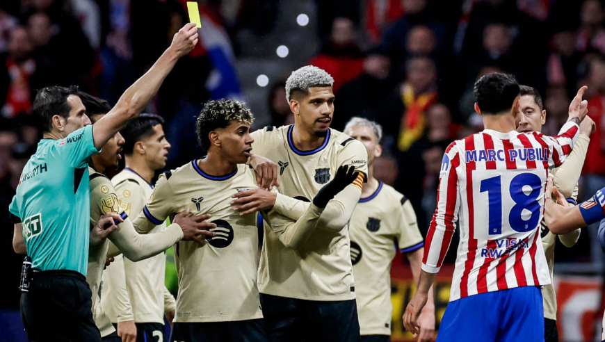 看呆亚马尔！速看马竞半场进巴萨4球，门将超巨失误西蒙尼狂喜