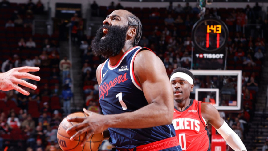 哈登遭快船球迷炮轰！火箭记者直言不希望他回归：关键时刻总掉链子