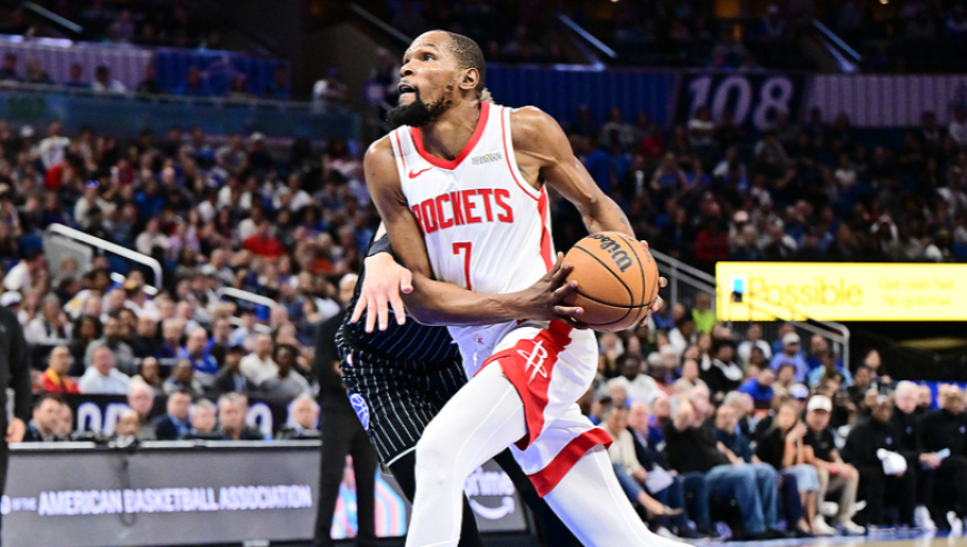 【集锦】火箭113-108魔术 杜兰特轰40+8助火箭19分逆转魔术