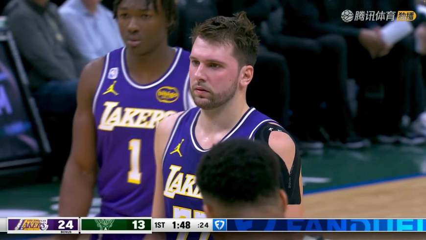 这谁拦得住！东契奇首节12分5助攻集锦 花式单挑打爆库兹马