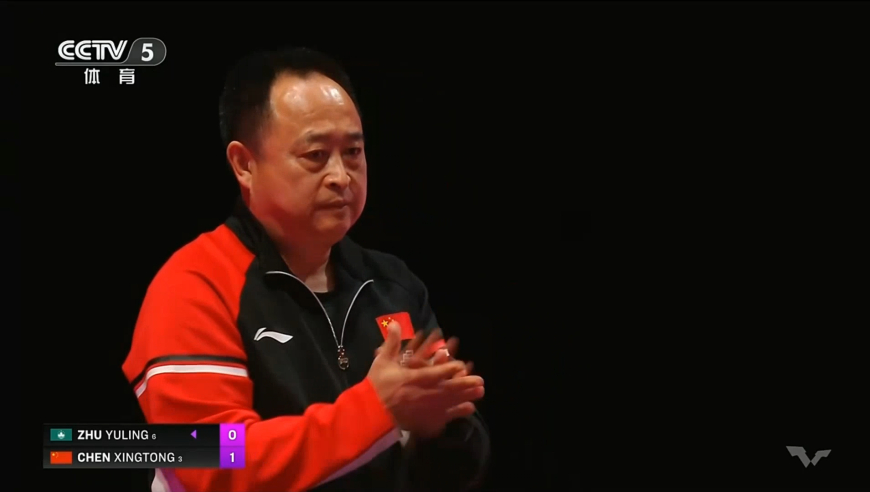 拿下首局！陈幸同击球出台后连拿2分 强势拿下首血