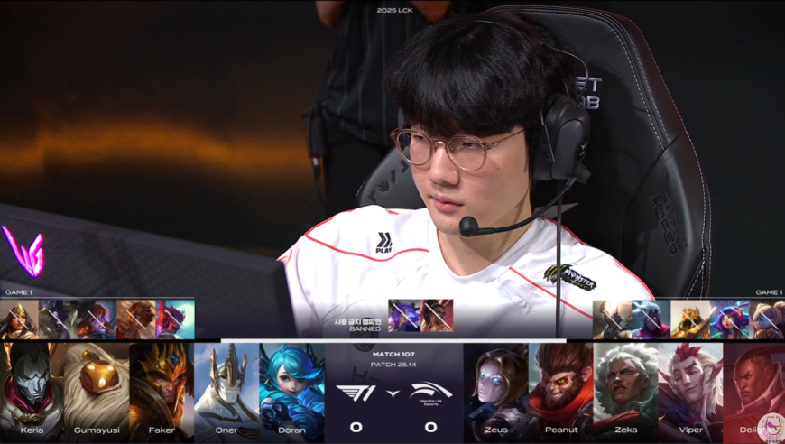 T1强势碾压HLE！Zeus绝望拼死Faker