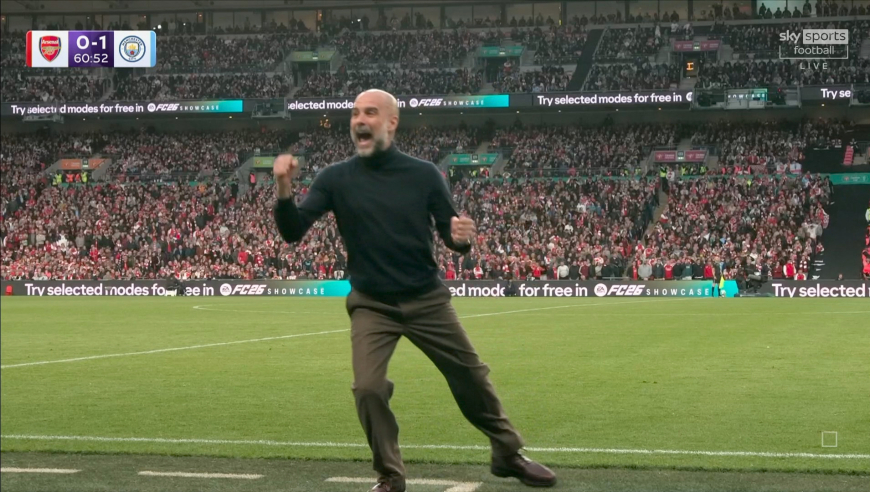 联赛杯决赛：阿森纳0-2曼城，攻防两端都输了？| 战术板