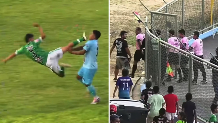 赛场秒变战场！秘鲁杯爆发群体斗殴事件，主裁判紧急中止比赛撤离球场