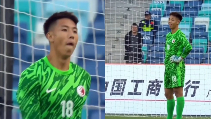 卡里乌斯附体！省港杯中国香港门将超巨失误把球扑进球门，无奈苦笑