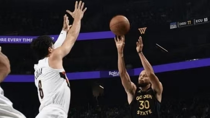 库里砍38+4尽力！难耐开拓者4人20+，杨瀚森难了，勇士该交易库明加