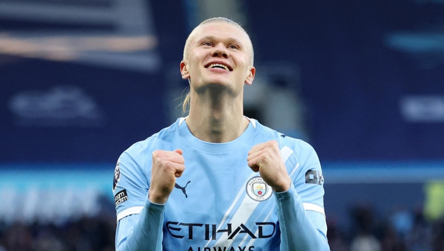 追平C罗英超进球数！哈兰德114场轰103球，闪击西汉姆跳机械舞庆祝