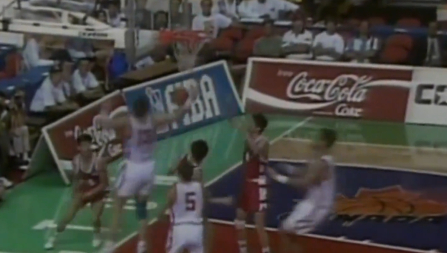 白衣剑客郑武国家队十佳球，老一辈硬实力但非流量国手｜国篮之光