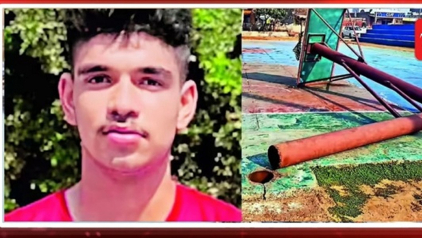 胆小慎入！印度U17男篮国手训练时被篮架砸死 离队是为照顾母亲