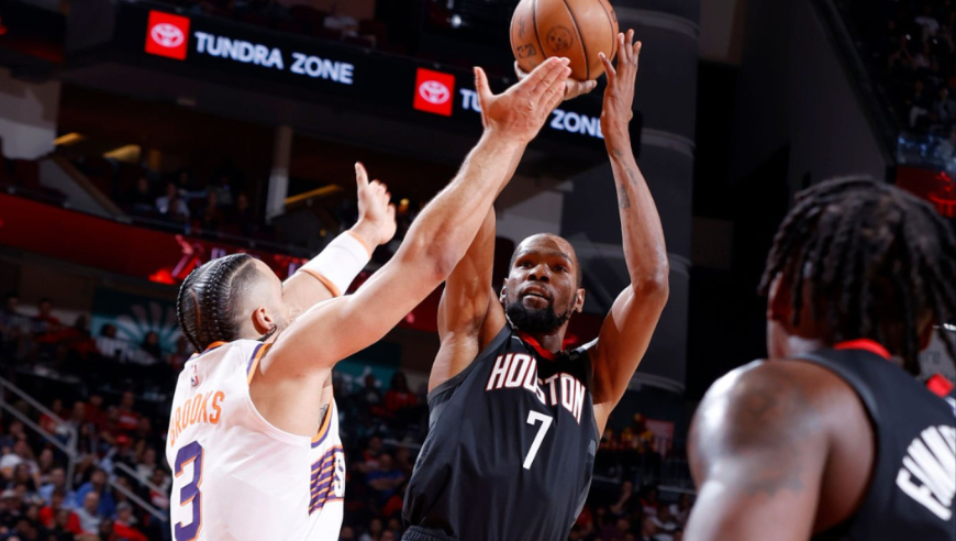 最后5.1秒神剧情！杜兰特上演三分准绝杀 奥科吉制胜干扰布克