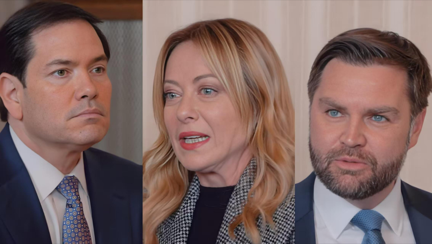 &ldquo;你经常上电视&rdquo;鲁比奥在米兰秀意大利语，万斯遭梅洛尼调侃：我知道你听不懂