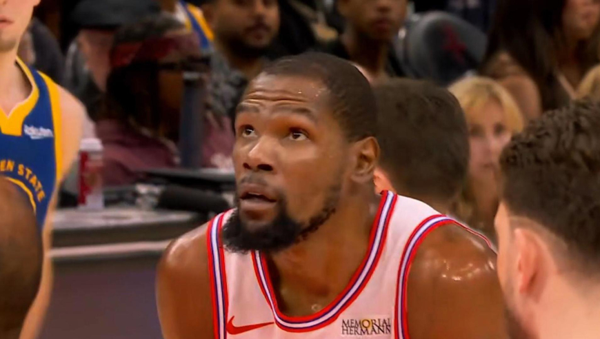 勇士火箭加时赛决胜时刻：杜兰特强行续命 勇士教练战术完爆火箭