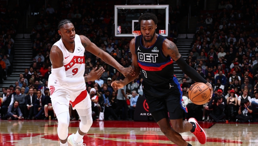 40胜逼近联盟第一！杜伦禁赛活塞大胜猛龙 坎宁安28+7+9