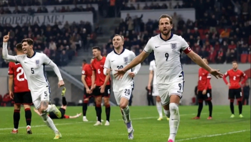 强到让人颤抖！凯恩10分钟梅开二度，英格兰2-0阿尔巴尼亚