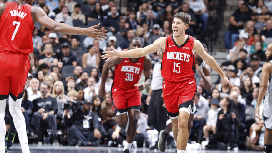 赛季最佳一战！火箭谢泼德vs马刺16分6助攻：能攻能传连送妙传