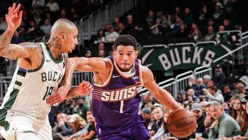 字母哥22+6+3库兹马暴走难救主，太阳双星合砍52分，客场掀翻雄鹿