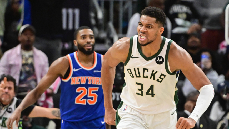 这是我的地盘！字母哥37+8+7集锦：1v3一条龙隔扣收比赛