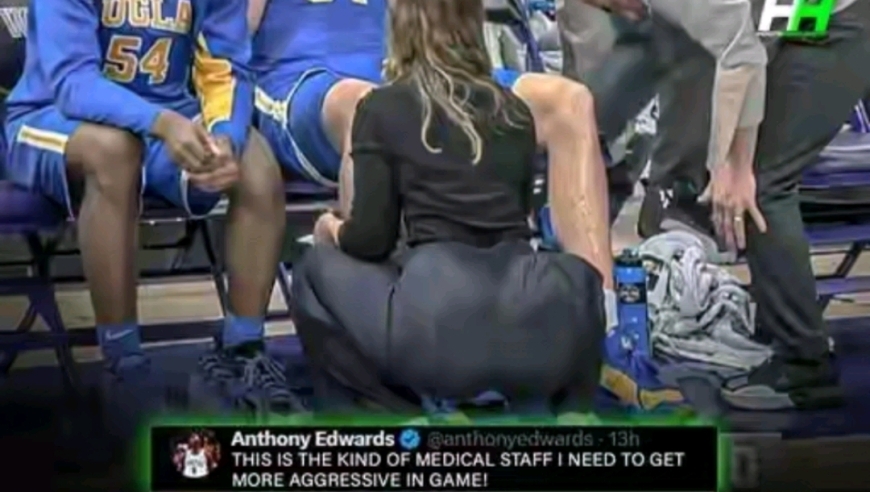 爱德华兹精力旺盛，撩完女球员撩巨臀队医，却被杜兰特掀了老底