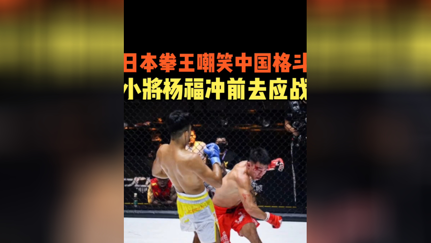 体坛记忆｜杨福冲一记重拳将阿布刚卓击晕，阿布刚卓当场躺尸擂台