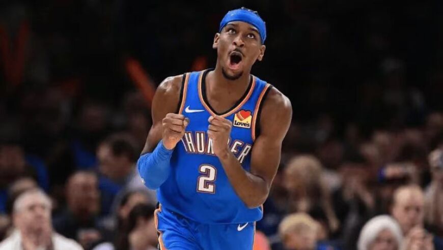 NBA常规赛：联盟第一！雷霆大胜鹈鹕7战全胜 亚历山大三节30+7