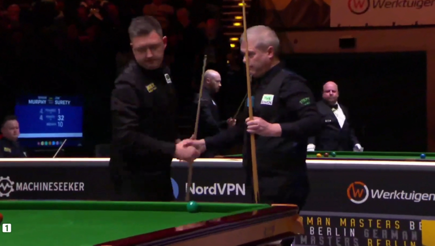 2026斯诺克德国大师赛：囧哥5-1老米，卫冕冠军轻松晋级