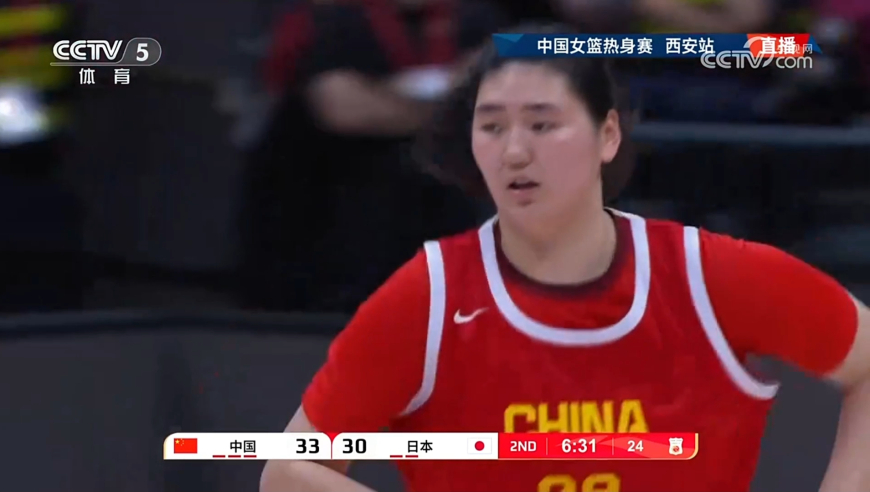 根本防不了！张子宇底线接到球轻松连续放进 杨舒予接队友妙传上篮