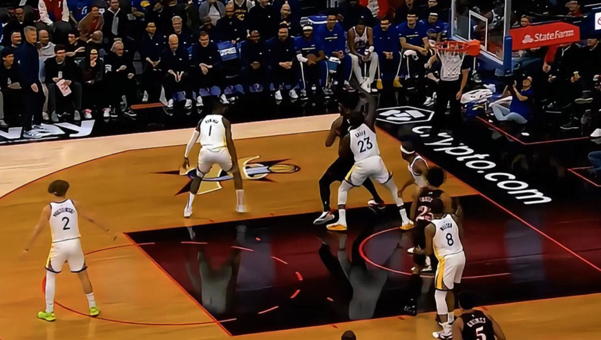 离谱到不像NBA！76人首节轰出22-0超极限攻击波碾压勇士全过程