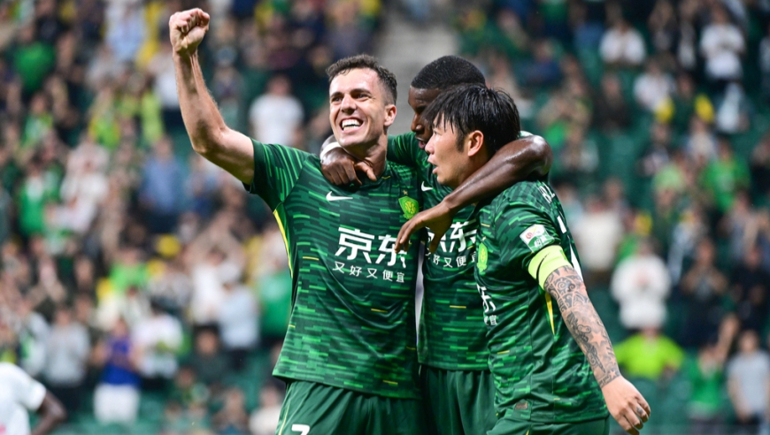 中超：国安4-2英博止三连败 法比奥帽子戏法 塞尔吉尼奥传射