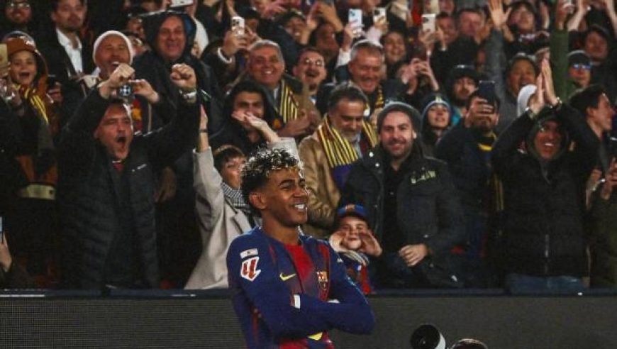 亚马尔传射建功，莱万一战比肩梅西C罗，巴萨4-1哥本哈根晋级16强