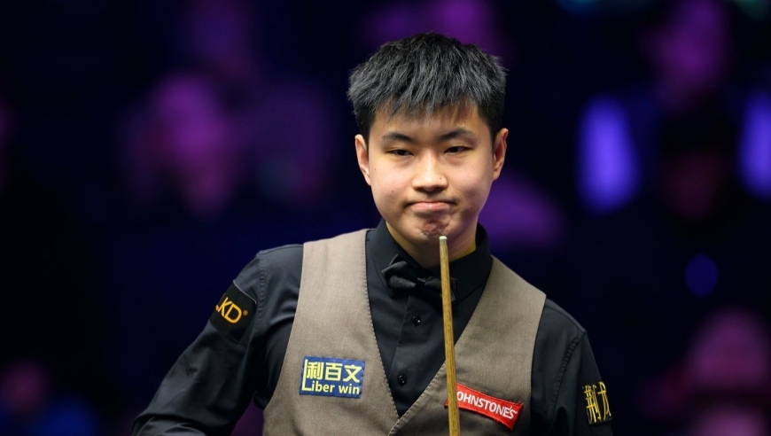 第九局狂飙单杆118分 赵心童6-3力克墨菲 晋级球员锦标赛四强