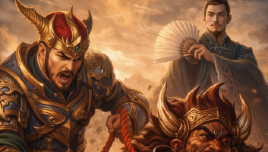 JDG对阵BLG虎扑赛果海报：新丞相出山，徐盛发威二擒老孟获