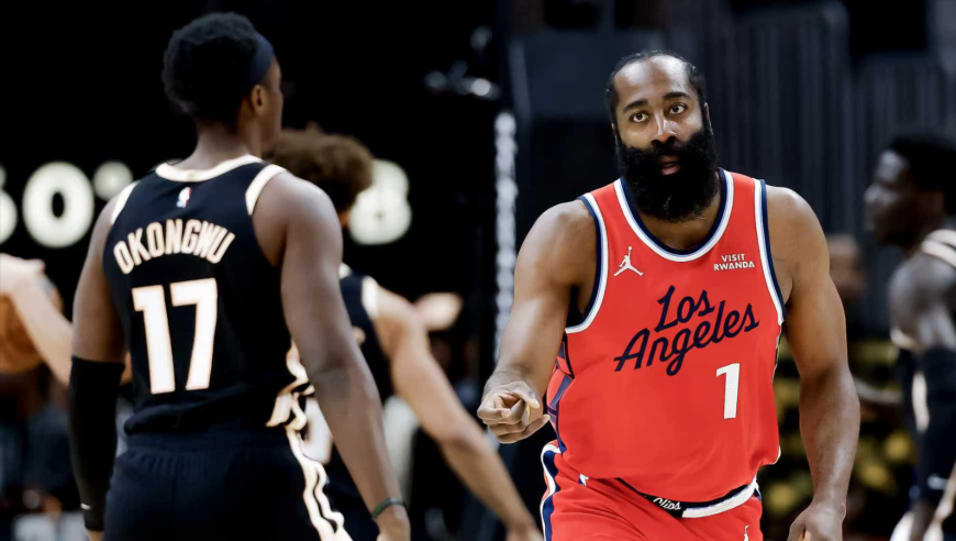 Top时刻 | 快船老鹰五佳球：哈登四分卫长传 科林斯极限压哨