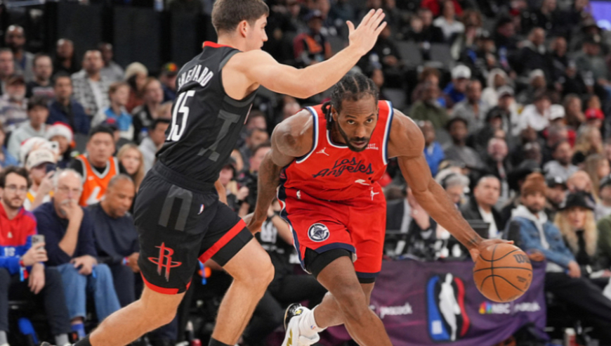 小卡41分限时返场，快船擒火箭摆脱垫底，杜兰特末节苦坐替补席