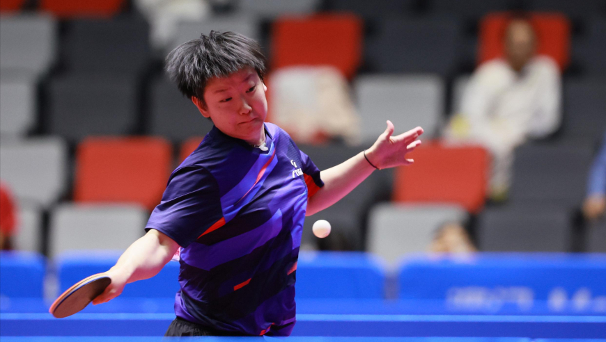 打削球教科书！孙颖莎4-0刘斐进4强 落后5分大逆转引解说感叹