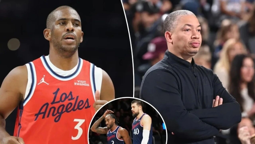 快船内讧！泰伦卢怒摔战术板！被伦纳德一脚踢开