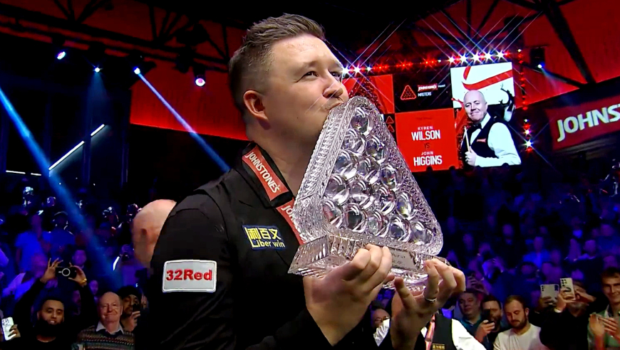 囧哥威尔逊10-6击败希金斯，首夺大师赛冠军，三大赛听牌大满贯