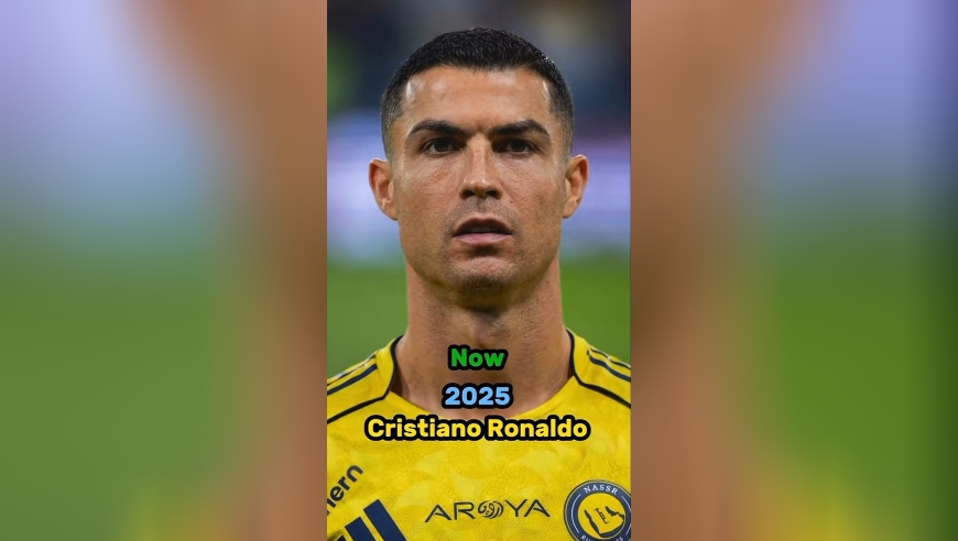 足球巨星们和年轻时候的自己同框Ai