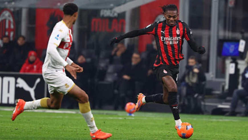 意甲：米兰1-1热那亚 莱奥补时头槌绝平 斯坦丘读秒失点