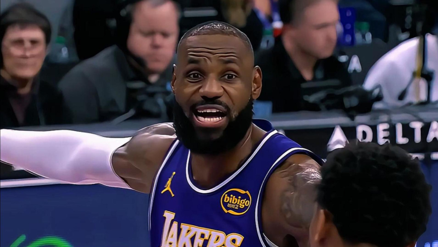 湖人爵士末节决胜时刻：爵士两次追至5分 湖人8罚7中锁定胜局