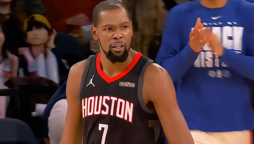 火三疯来了！火箭第三节连轰11分领先到10分 杜兰特三分打停尼克斯