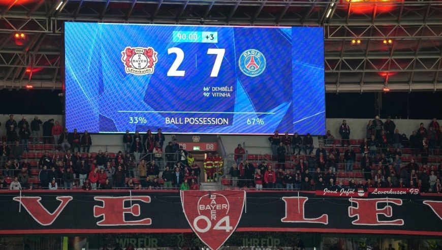 残暴7-2！12亿欧大巴黎无情血洗，造历史第1惨案 药厂造121年耻辱