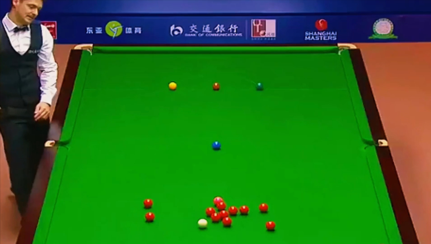 体坛记忆｜斯诺克史上最奇葩球形，黑球堵住红球，裁判都看笑了